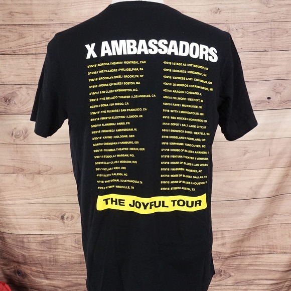 X AMBASSADORS XA THE JOYFUL TOUR CONCERT MUSIC TEE TSHIRT SIZE L LARGE - Picture 4 of 7